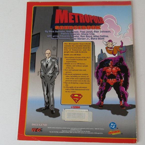 Metropolis Sourcebook - DC Universe Roleplaying Game - Picture 2 of 8